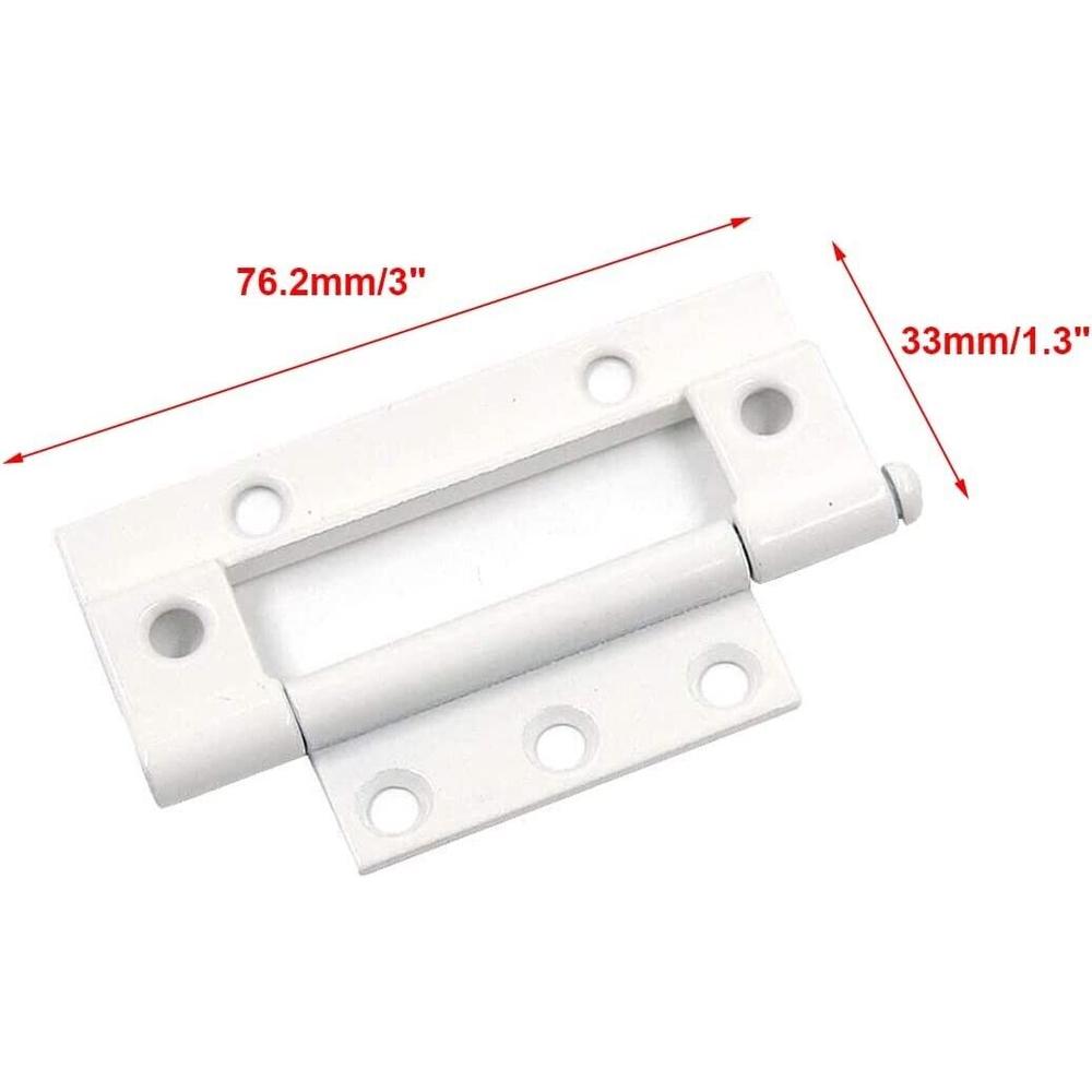 Great Choice Product 6Pcs Heavy Duty Non Mortise Door Hinges For Folding Door Shutters Cabinets