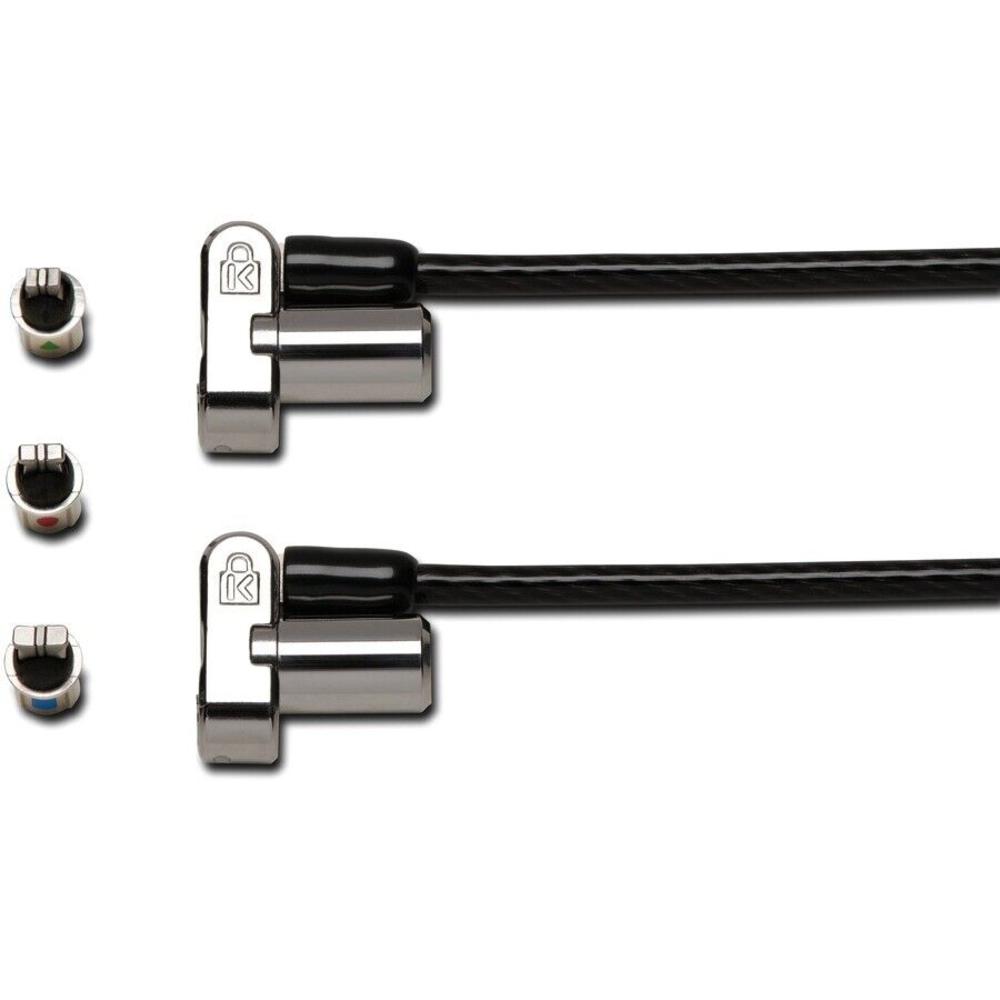 Kensington Universal 3-in-1 Keyed Cable Lock - Twin Lockheads - Keyed Different