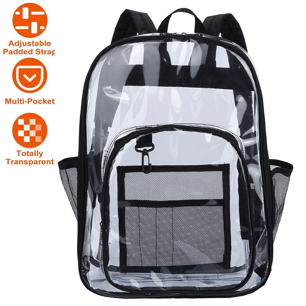 Great Choice Product Heavy Duty Clear Backpack See Through Bookbags Pvc Transparent Backpack Hot