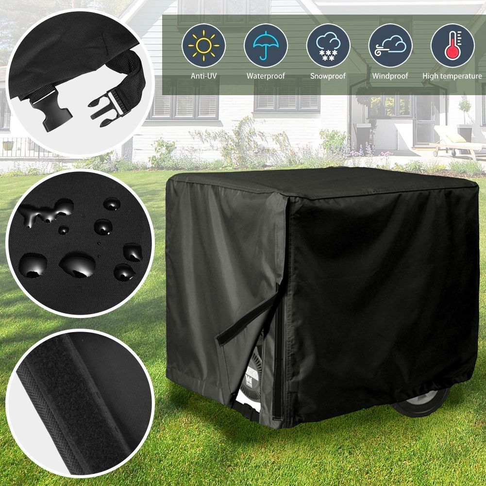 Great Choice Product 32X24X24" Heavy Duty Universal Generator Cover 600D Outdoor Shield Waterproof