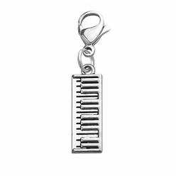 Great Choice Products Piano Keyboard Pendant Keychain Piano Zipper Pull Music Jewelry Gift For Pianist-Piano Teacher-Music Lovers (Piano Zipper Pull)