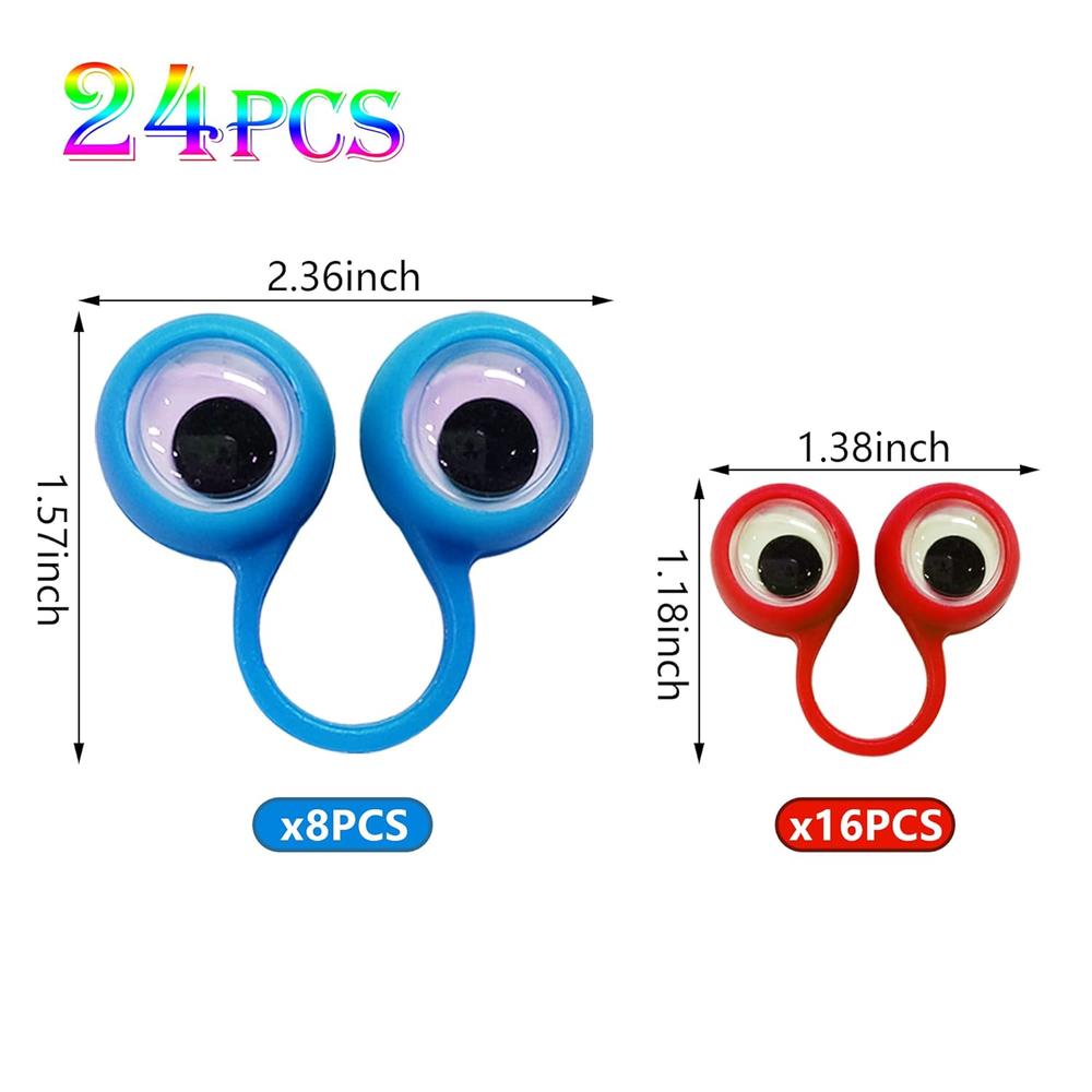 Great Choice Products 24Pcs Eye Finger Puppets Googly Eye Finger ...