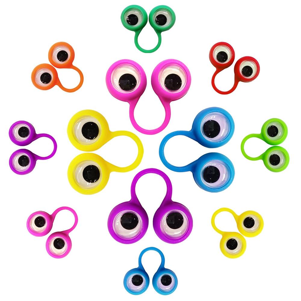 Ring Puppet Great Choice Products 24Pcs Eye Finger Puppets Googly Eye Finger ...
