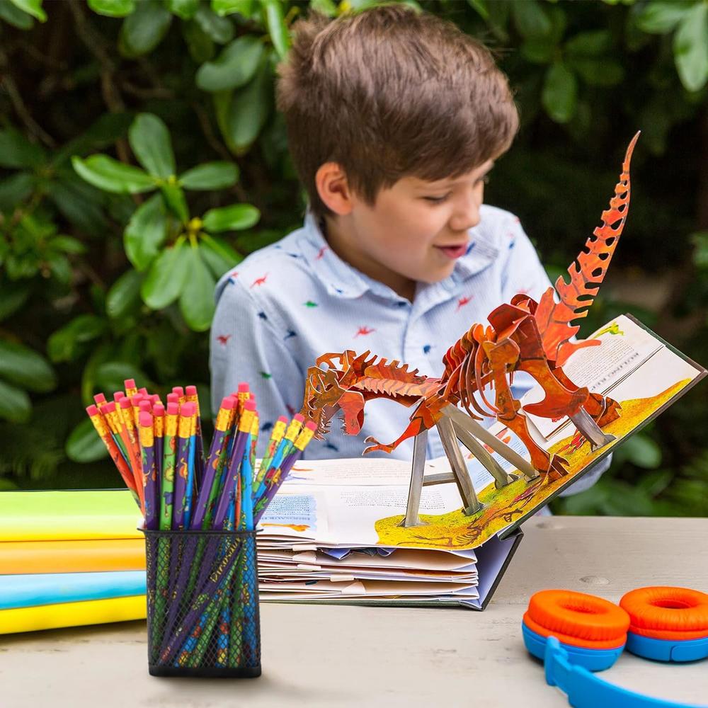 Great Choice Products Dinosaur Pencils Assorted Dino Pencils Multicolor Pencils Dinosaurs Themed Party Favor For Classroom Rewards Dinosaurs The