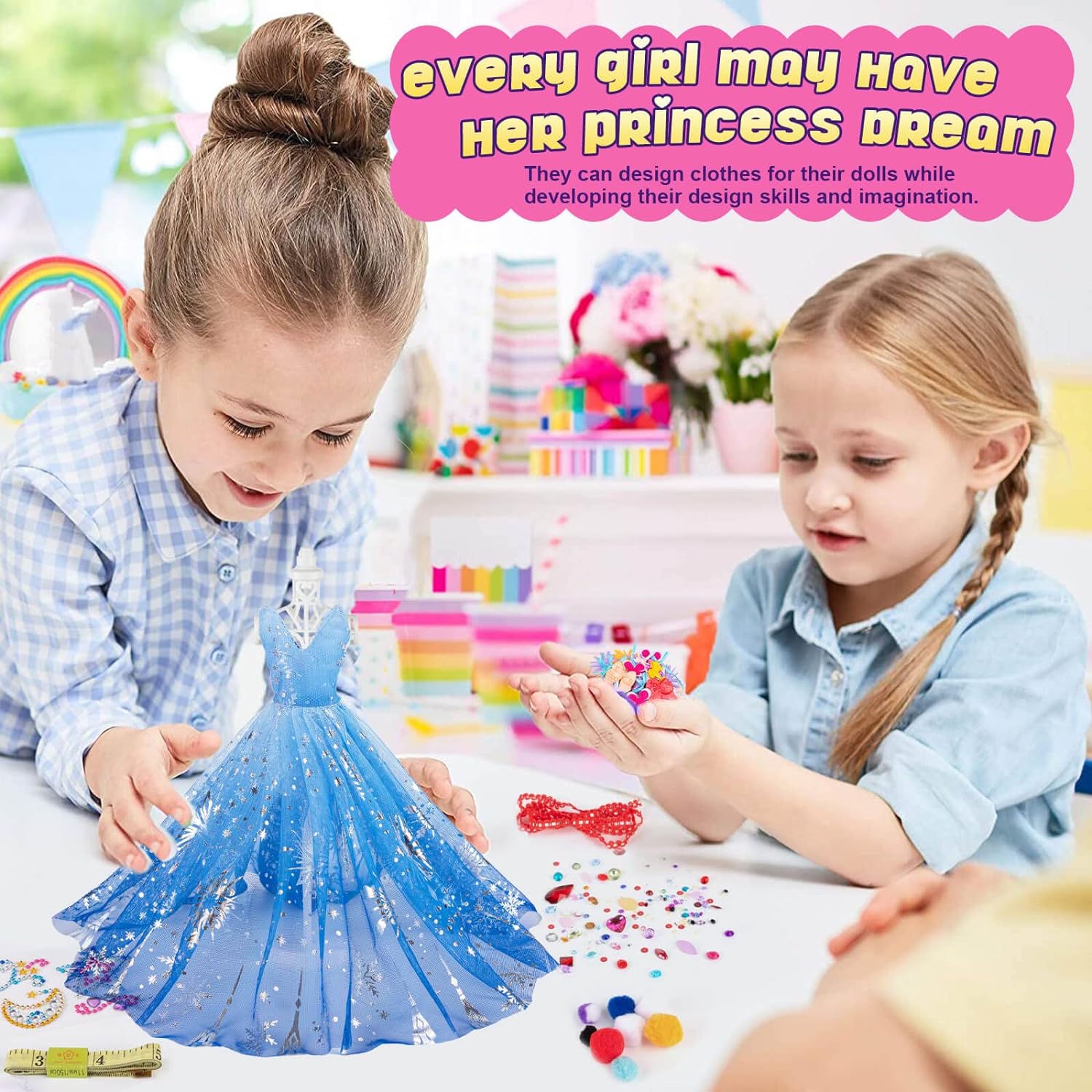 Great Choice Products Fashion Designer Kits For Girls, Fashion Design Games  And Creativity Diy Toys With
