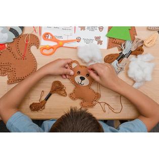 Great Choice Products Sewing Kit For Kids - Woodland Animals Kids