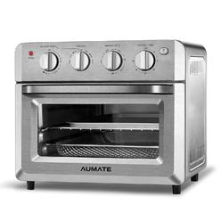 Great Choice Products Toaster Oven Air Fryer Combo, Aumate Countertop Convection Oven, Airfryer,Knob Control Pizza Oven With Timer/Auto-Off, 4 A