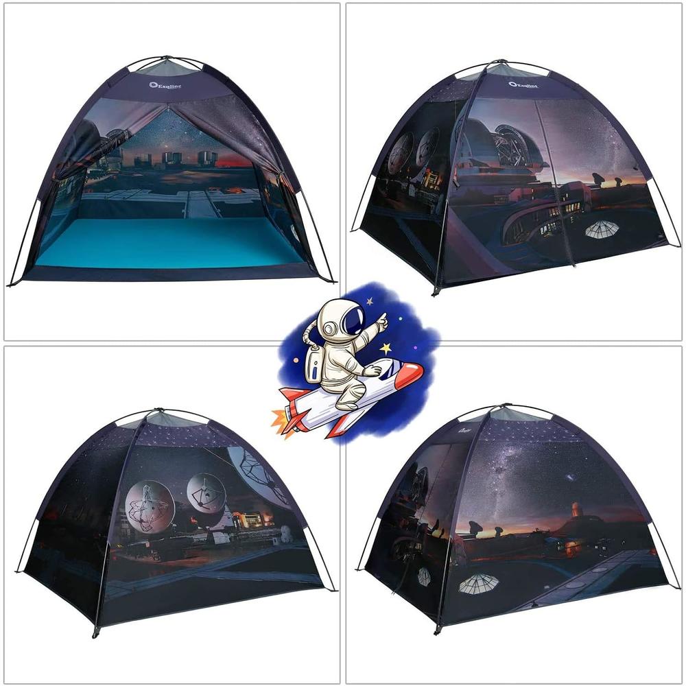 Great Choice Products Kids Play Tent Indoor Large Space Theme Play Tent Playhouse With Professional Aviation Aluminum Pole For Boys Girls Indoor