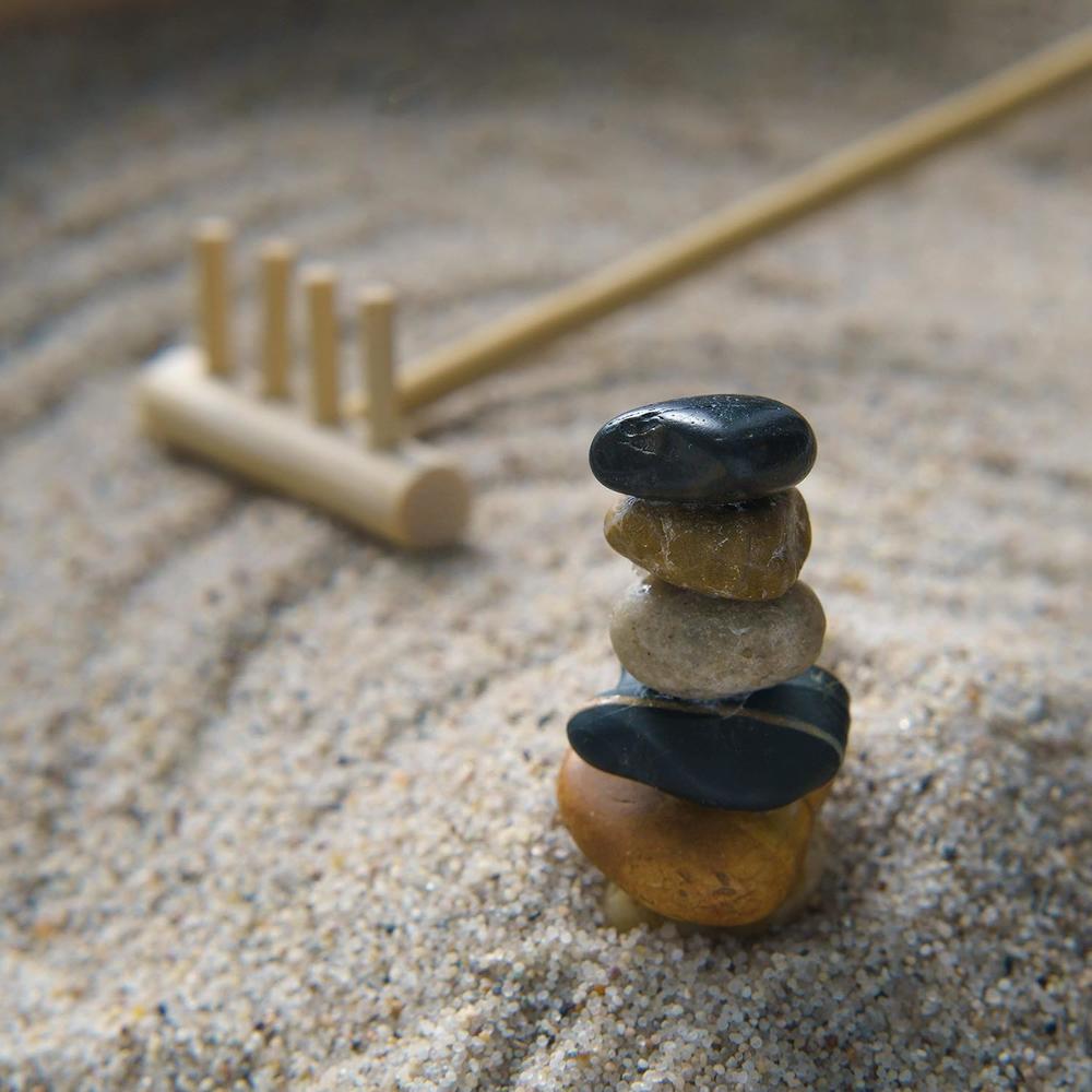 Great Choice Products Mini Zen Garden Sandbox - Beach Sand Zen Garden ...