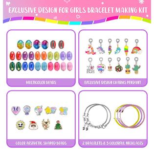 Great Choice Products Girls Charm Bracelet Making Kit - Kids