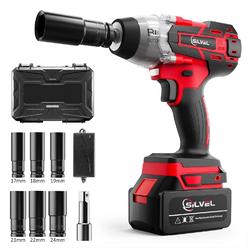 Great Choice Products 21V Cordless Impact Wrench 1/2 Inch, 517 Ft-Lbs (700N.M) Max Torque, Brushless Impact Driver With 1.5Ah Li-Ion Battery, ?