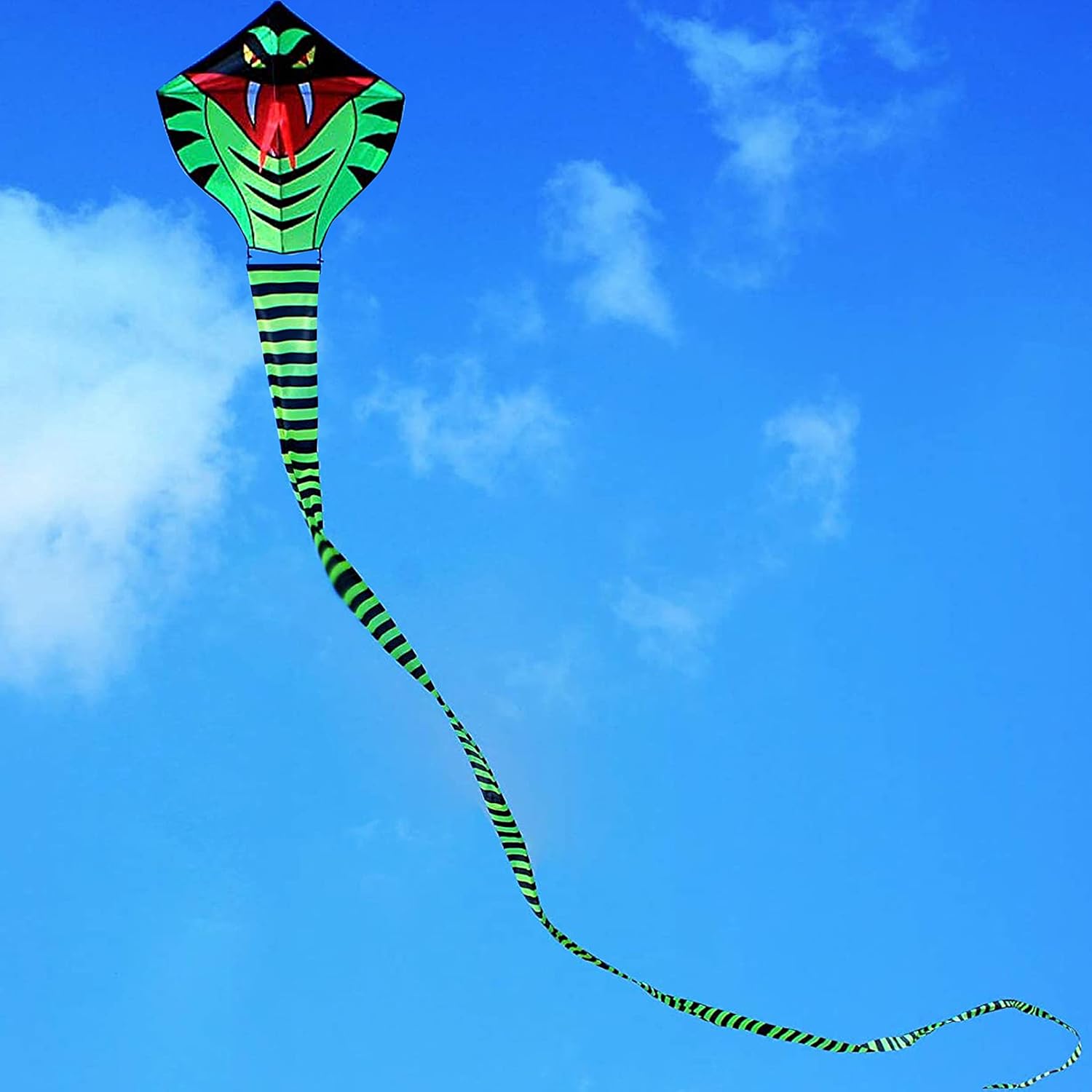 Great Choice Products 49Ft Large Power Snake Kites For Kids & Adults, With Flying Line Outdoor Fun Sports Kite