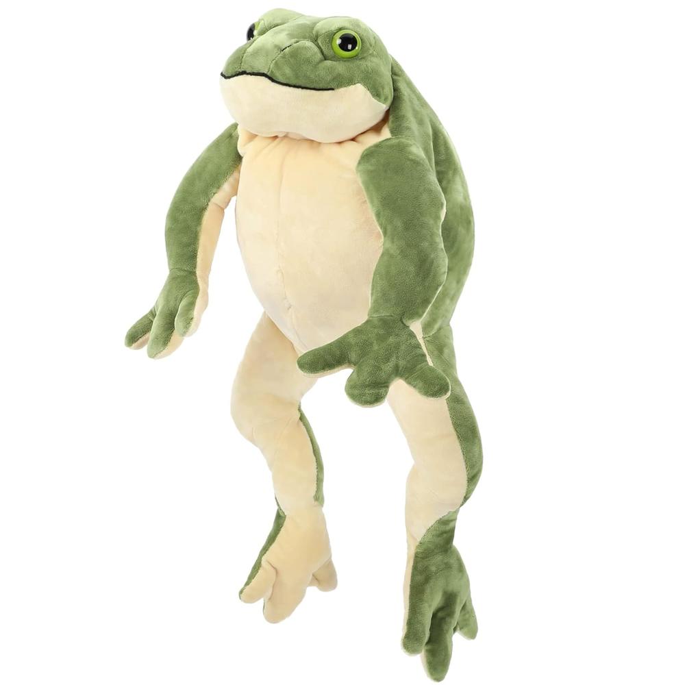 Great Choice Products Giant Frog Stuffed Animal Frog Plush, Large Stuffed Frog Plush, Big Stuffed Green Frog Pillow For Kids, 22 Inch