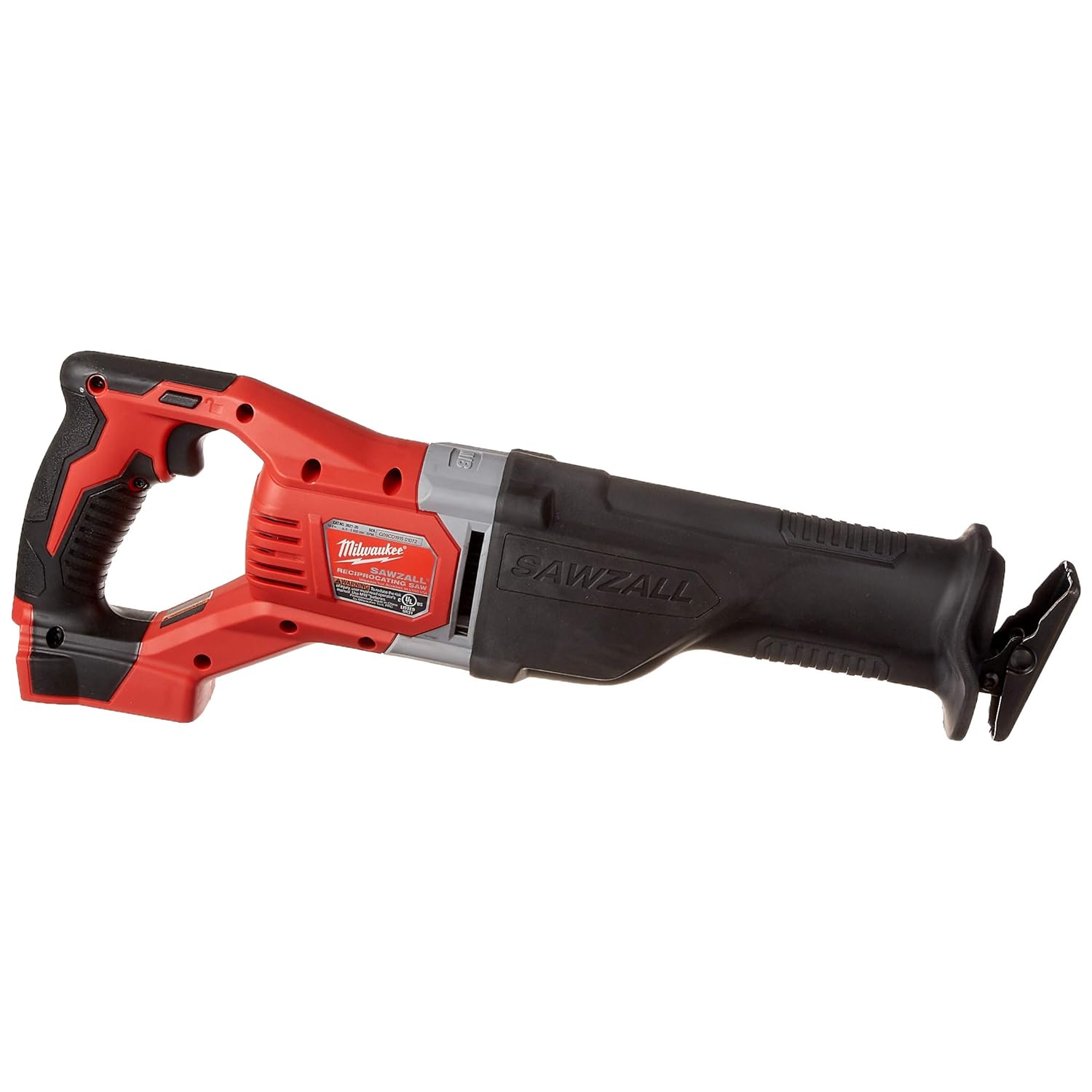 Milwaukee 2621-20 M18 18V Lithium Ion Cordless Sawzall 3,000RPM Reciprocating Saw with Quik Lok Blade Clamp