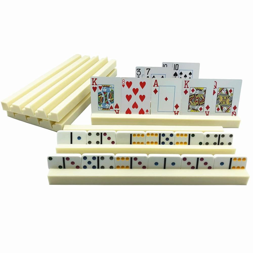 3 Row Domino Racks Great Choice Products 4Pack Plastic Domino Holders - Domino Racks Trays ...