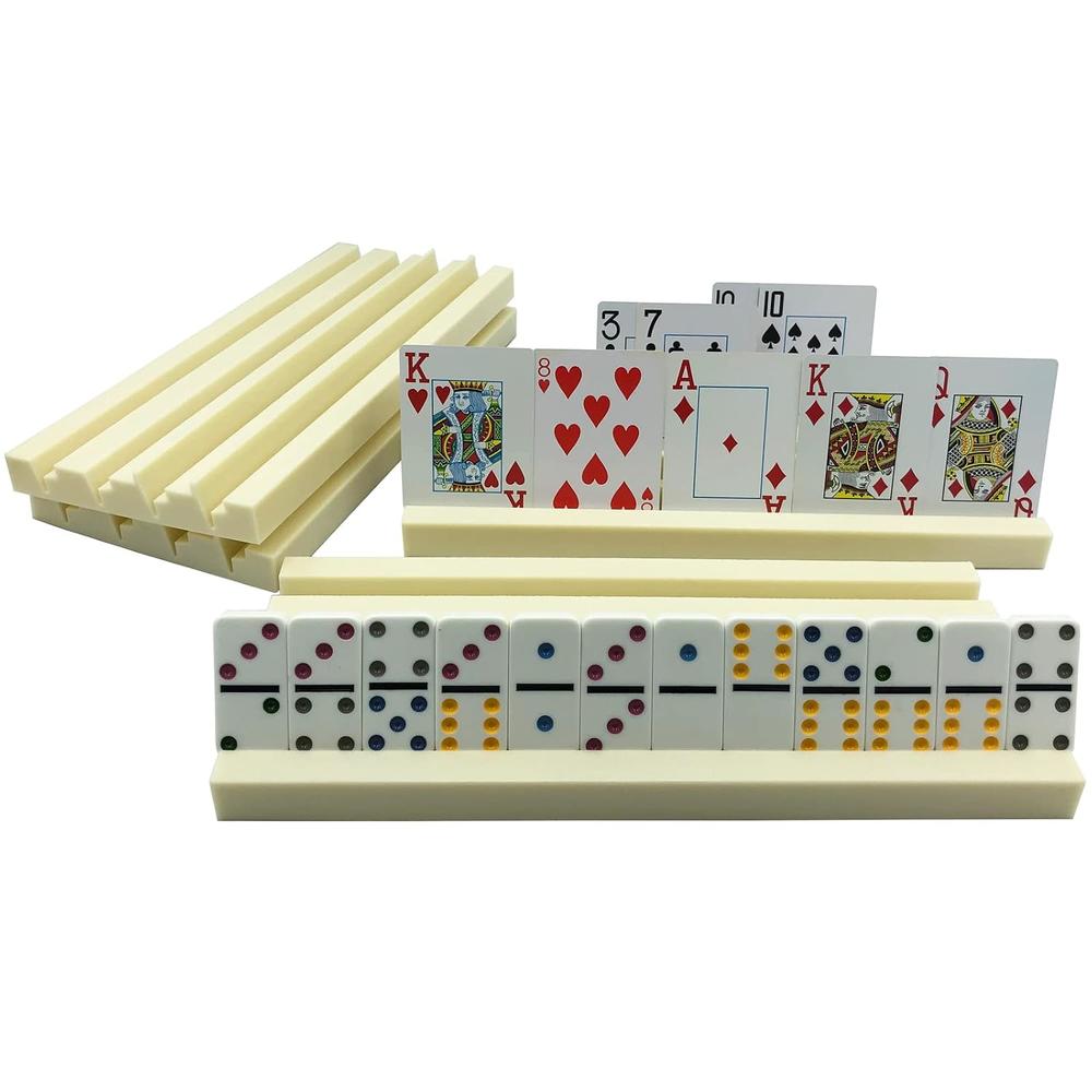 3 Row Domino Racks Great Choice Products 4Pack Plastic Domino Holders - Domino Racks Trays ...