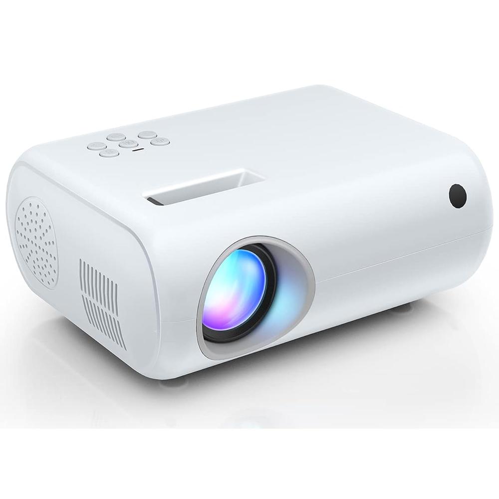 Great Choice Products Mini Projector, 2023 Upgraded Portable Projector With 9000 Lux And Full Hd 1080P, Movie Projector Compatible With Ios/Andr…