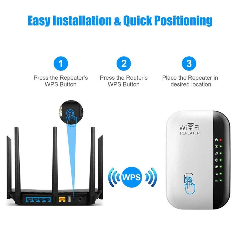 Great Choice Products Wifi Extender, Wifi Booster, Wifi Repeater,Covers Up To 2640 Sq.Ft And 40 Devices Internet Booster with Ethernet Port