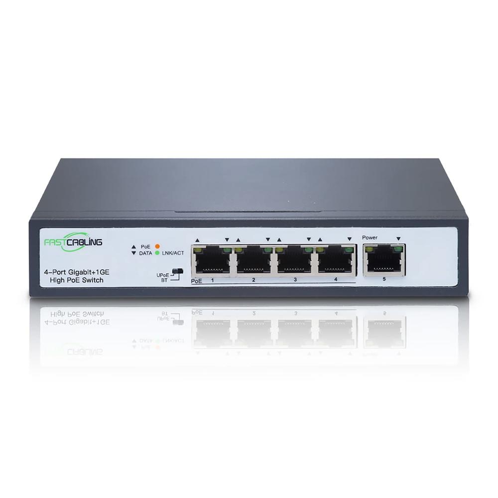Great Choice Products 5-Port 90W 802.3Bt Poe++ Switch, Ieee802.3 At/Bt, High Power Out Ports, Gigabit Ethernet, 180W Power Budget, Unmanaged Swi…