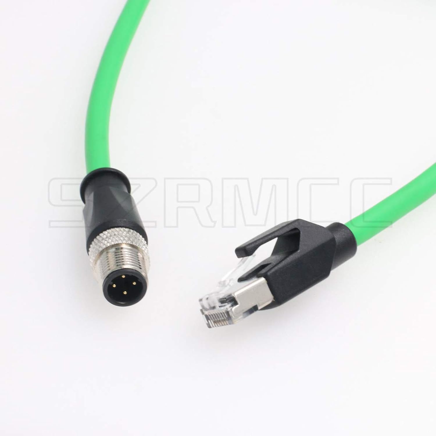 Great Choice Products M12 Ethernet Cable D-Code 4 Pin Male To Rj45 Connector High Flex Cat5E Shielded Waterproof Network Cable For Industrial Ca…