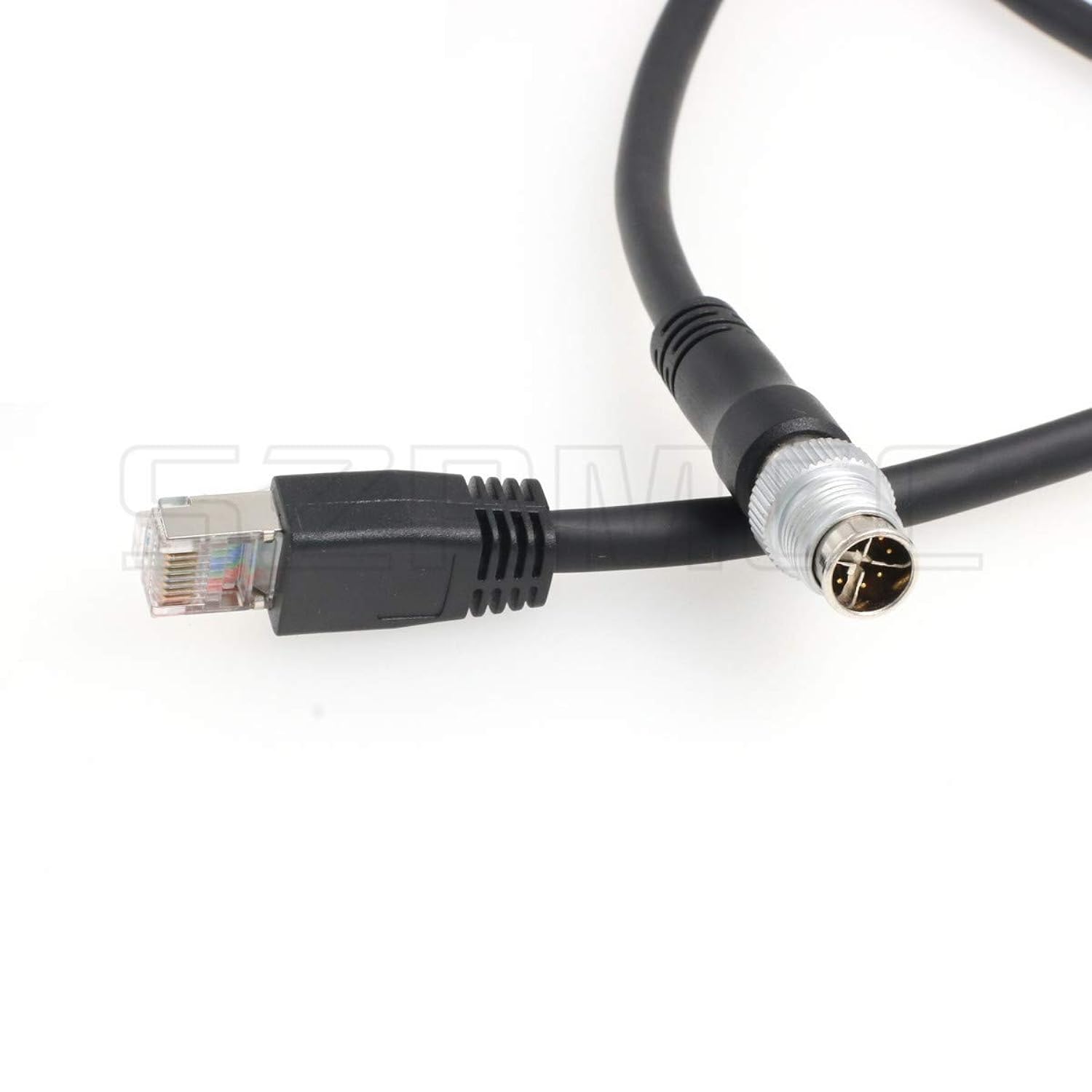 Great Choice Products M12 8 Pin X-Coded Male To Rj45 Ethernet Cable Cat7E Gigabit Shielded Waterproof Network Cable For Basler Gige Cognex In-Si…