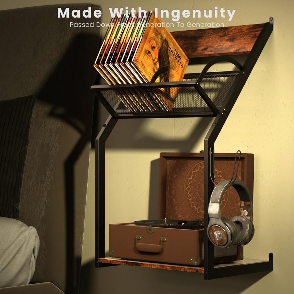 Great Choice Products Record Player Stand,Turntable Stand,Record Player ...