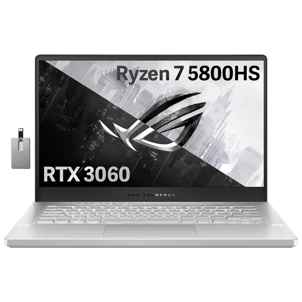 ASUS 2022 ROG Zephyrus 14" FHD 144Hz Gaming Laptop, AMD Ryzen 7-5800HS Processor, 16GB RAM, 2TB PCIe SSD, Backlit Keyboard…