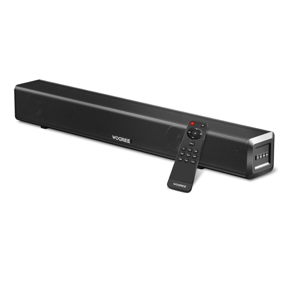 Great Choice Products Mini Soundbar 16-Inch 50W With Bluetooth, Optical, Aux, Usb Connection, Small Sound Bar Speakers Surround Sound System For…