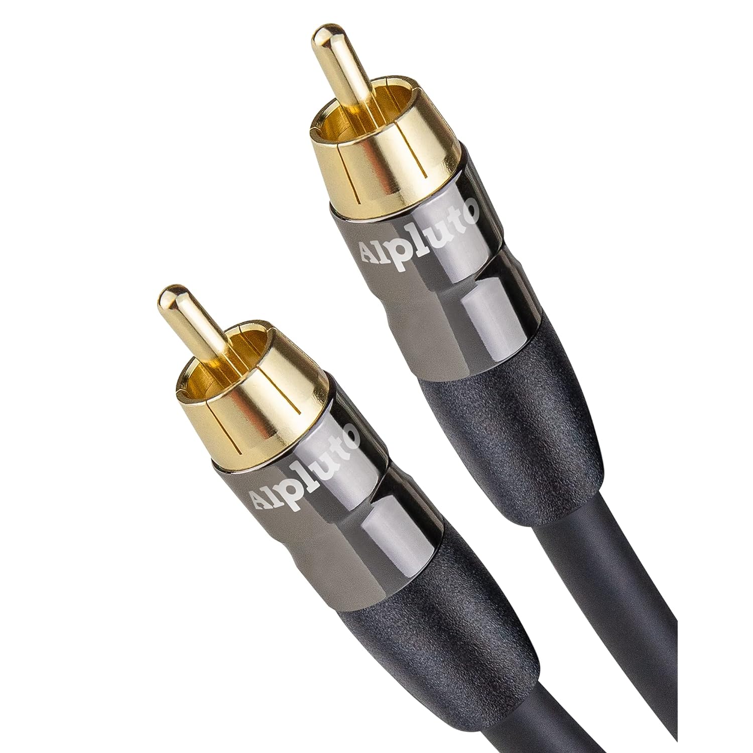 Great Choice Products Subwoofer Cable, Rca To Rca Audio Cable,Subwoofer Cable Dual Shielded With Gold Plated Rca To Rca Connectors-Black (20Ft)