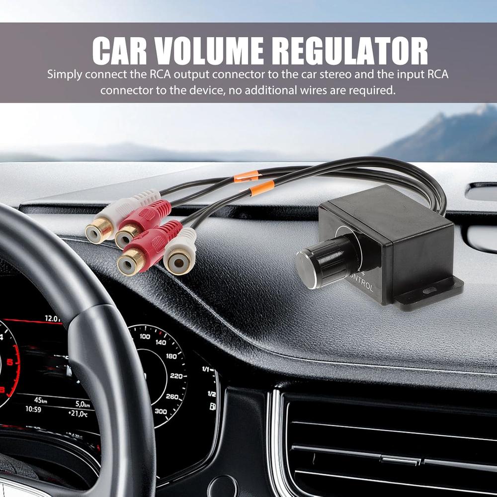 YINETTECH Auto 4 RCA's Versterker Audio Bass RCA Versterker Gain Level Volume Controller YINETTECH Auto 4 RCA's Versterker Audio Bass RCA Versterker Gain Level Volume Controller