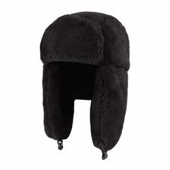Great Choice Products Warm Trapper Hat For Men Women Winter Cozy Plush Ushanka Russian Hats Hunting Snow Eskimo Hat With Ear Flaps For Cold Weat…