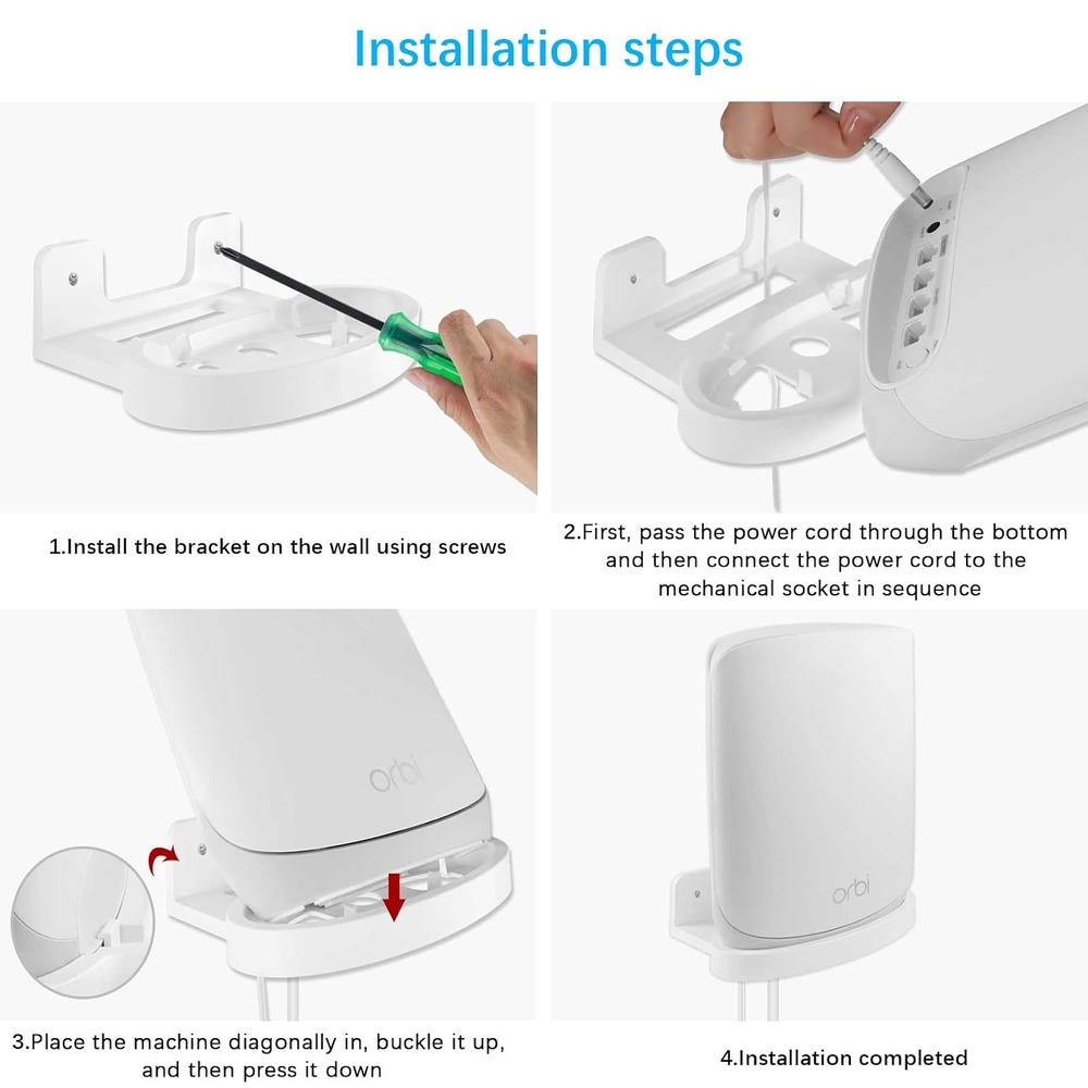 Great Choice Products Router Mounting Brackets Router Wall Mount Holder ...