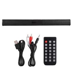 Great Choice Products Sound Bar Speaker,Bs-28B Bluetooth Speaker Wireless Tv Stereo Strip Memory Card Soundbar (Remote Control With Battery),Spe…