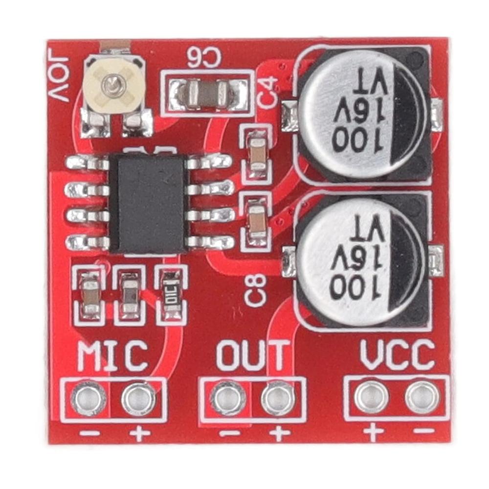 Great Choice Products Electret Microphone Amplifier Module, Adjustable ...