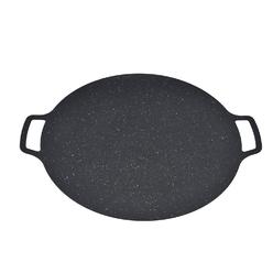 Great Choice Products Korean Bbq Grill, Good Insulation Heat Resistant Solid Grilling Pan Nonstick For Outdoor Indoor Party For Camping 36Cm