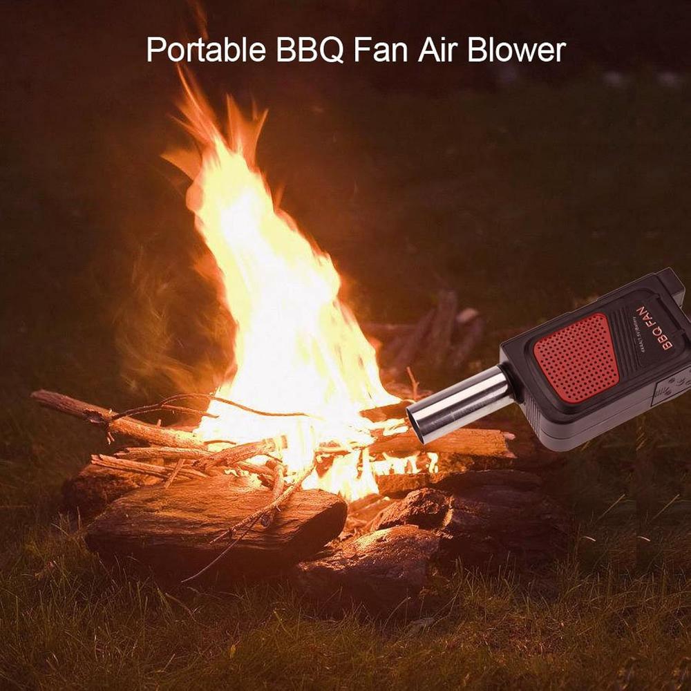 Great Choice Products Grill Blower Rechargeable Portable Bbq Blower Hand Held Bbq Fan, Barbecue Electricity Air Blower Fire Bellows Tool For Out…