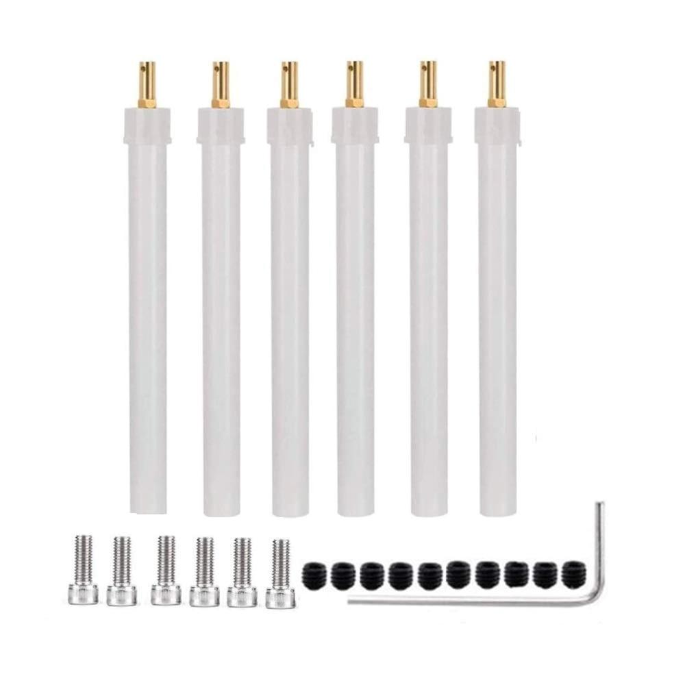 Great Choice Products 6Pcs Cup Turner Wands Cuptisserie Arm Replacement Cup Wands Arms For Cup Turner Spinner Machine, Tumbler Rotisserie Kit (2…