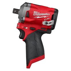 Milwaukee 2555P-20 12V M12 FUEL 1/2” Cordless Stubby Impact Wrench w/ Pin Detent