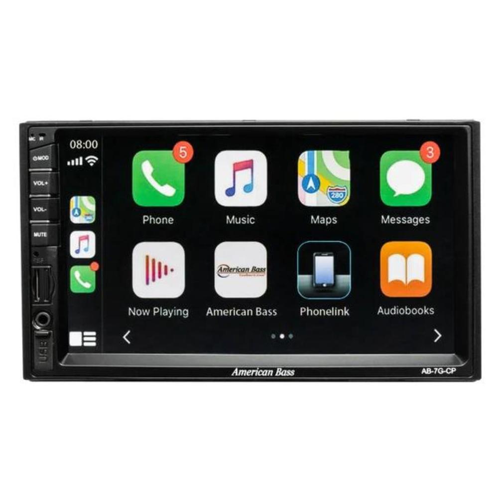 American Bass 7" Touchscreen MP5 Player Offering Carplay - Android Compatibility
