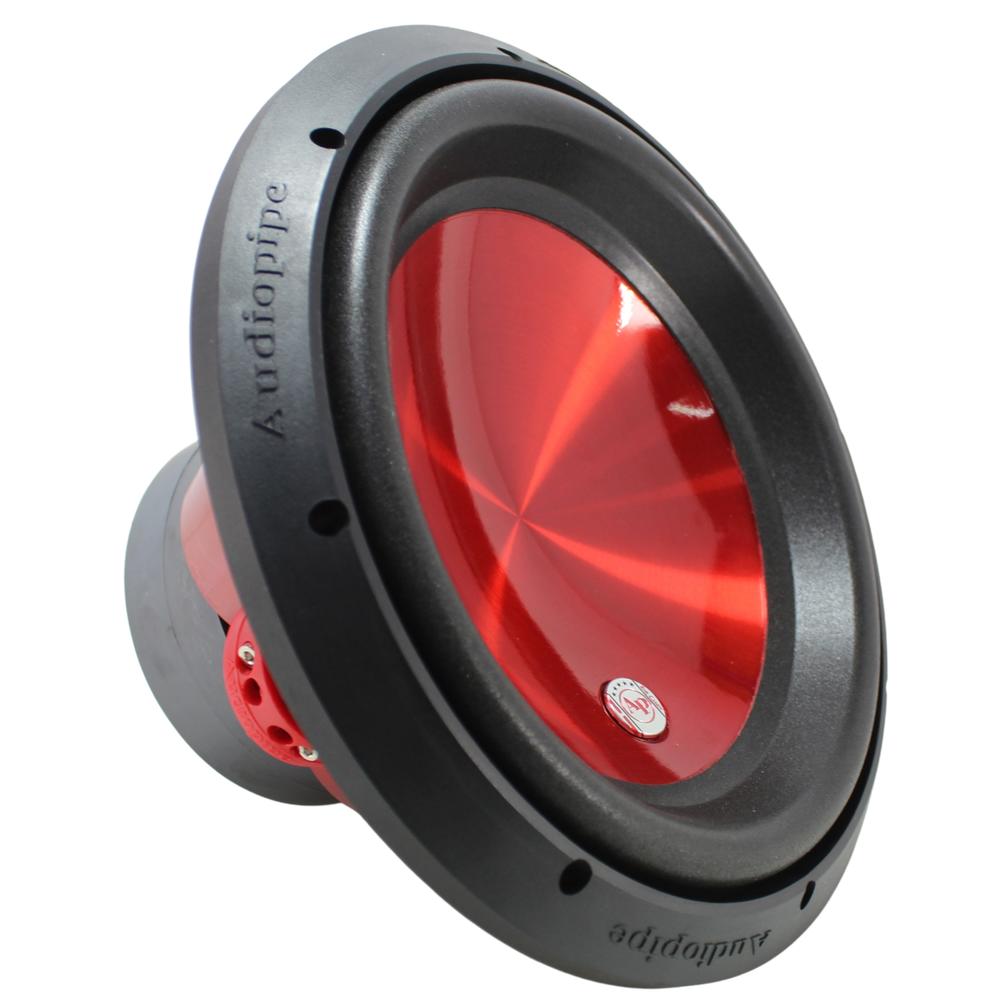 Audiopipe Eye Candy Red 12 Inch 800 Watts Dual 4 Ohms Subwoofer TXXAPD