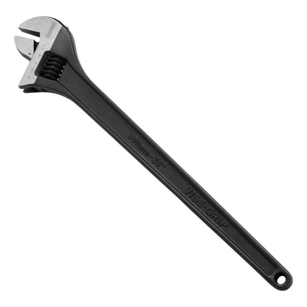 Irwin 24 In. Adjustable Wrench With Steel Handle