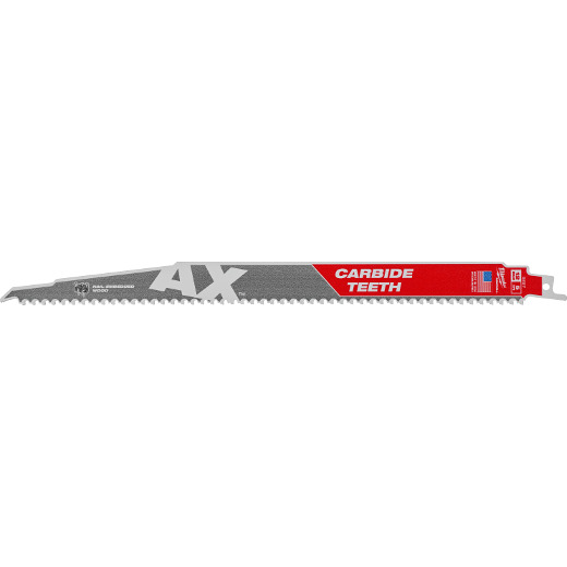 Milwaukee 48-00-5227 The AX with Carbide Teeth SAWZALL Blade 12 in. 5T New
