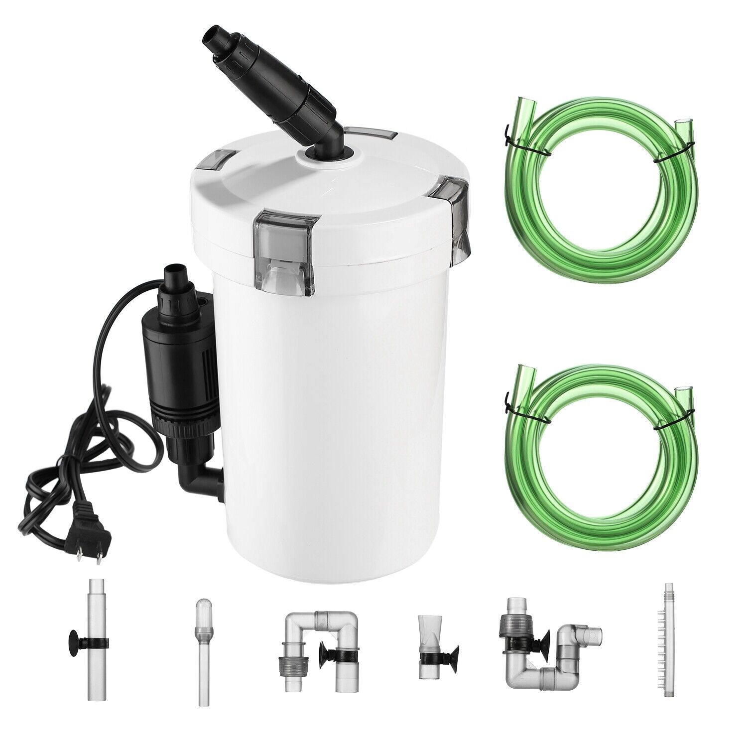 Great Choice Products 3-Stage External Canister Filter For 28 Gallon Aquarium Fish Tank 105Gph Silent