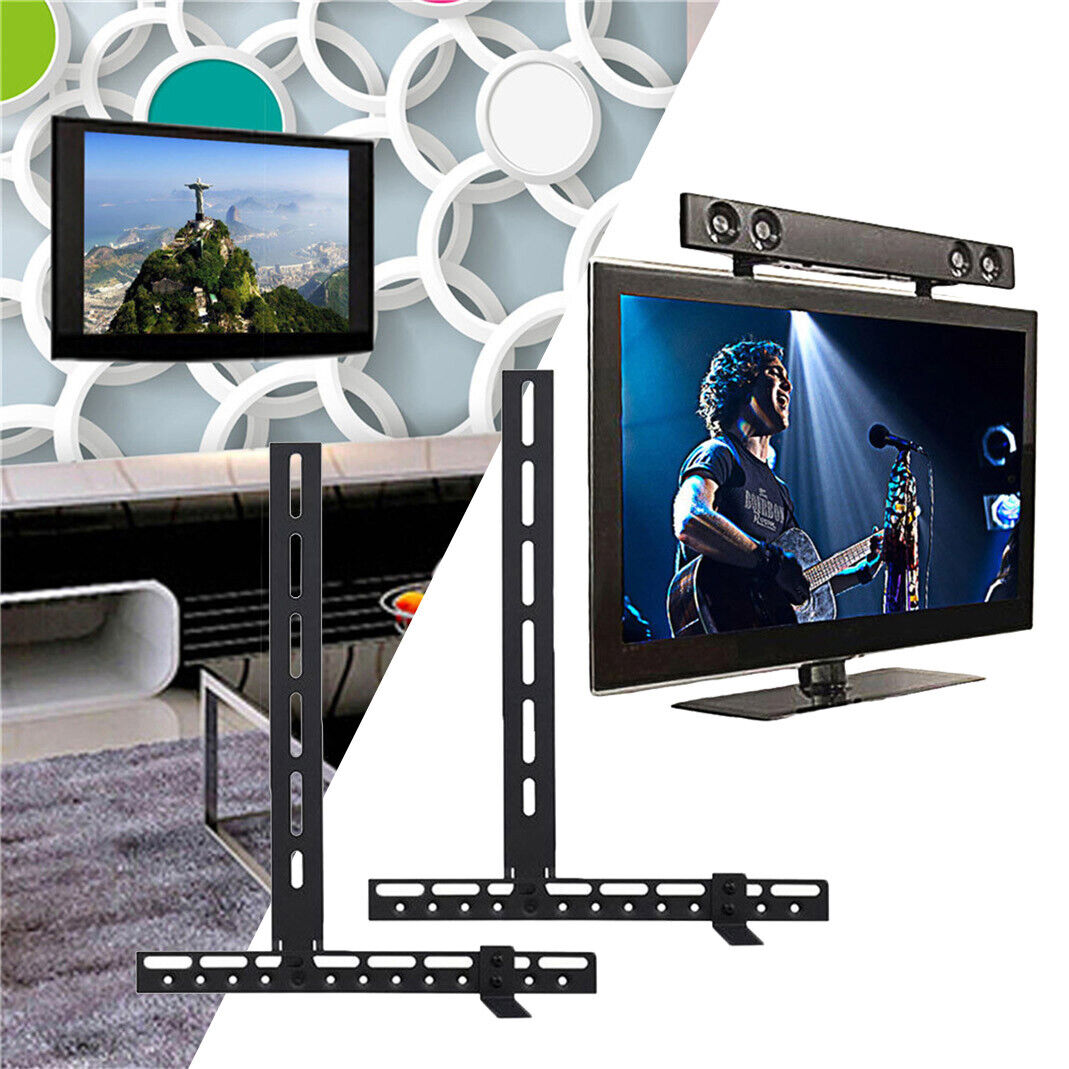 Great Choice Products Under Tv 23 - 65" Universal Soundbar Bracket Under / Over Tv Fits Any Tv Mount