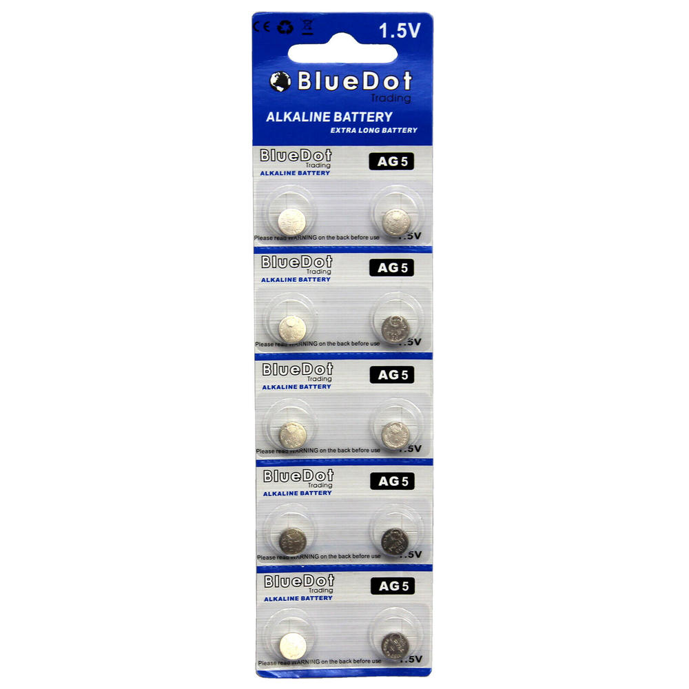 BlueDot Trading 30 BRAND NEW FRESH AG5 LR754 LR48 - HEARING AID BATTERIES  US SUPPLIER