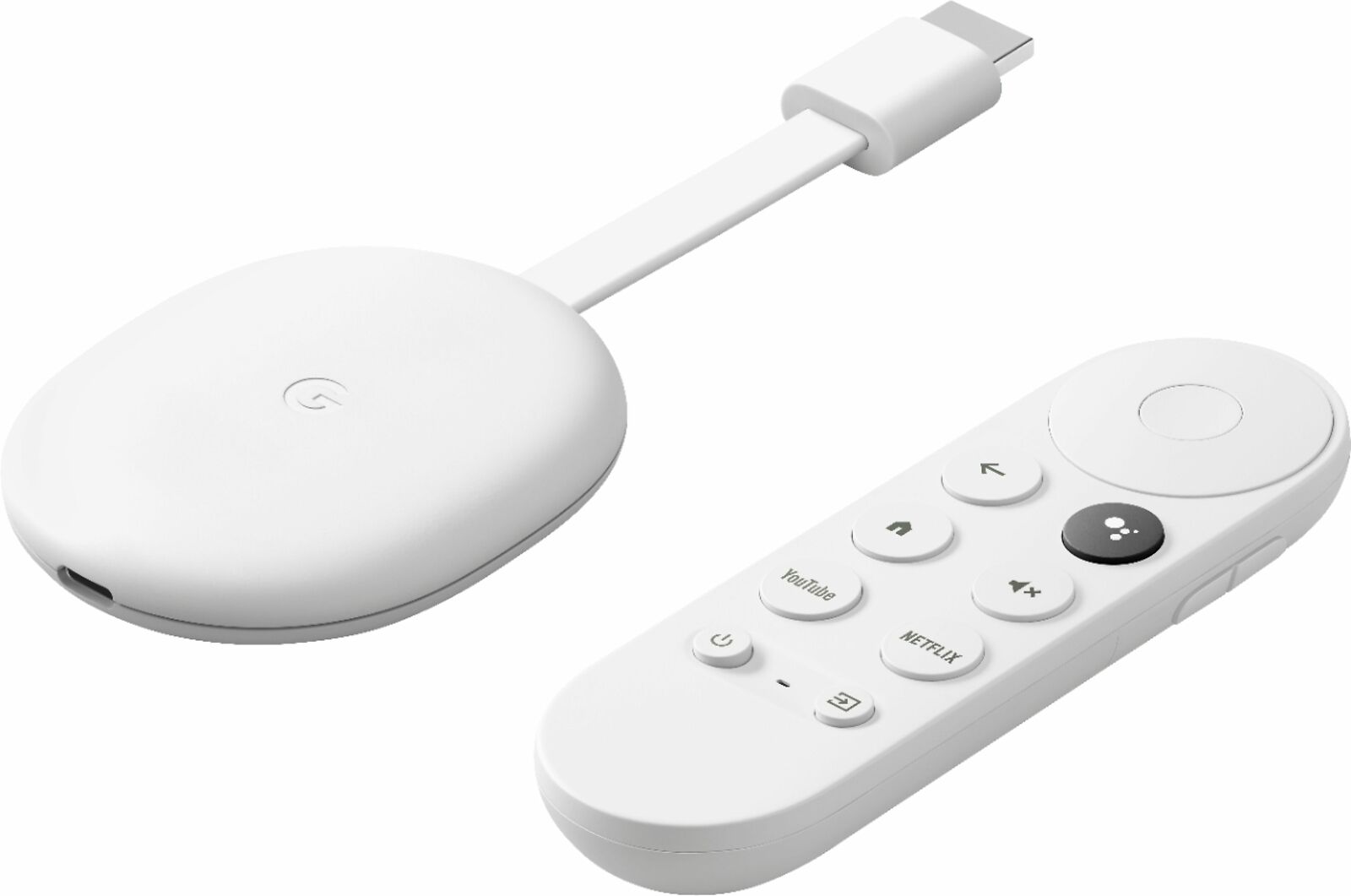GOOGLE Chromecast with Google TV (4K) - Snow