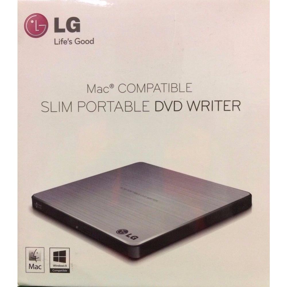 LG - - 8X Usb 2.0 Slim Portable Dvd+/-Rw External Drive - Silver
