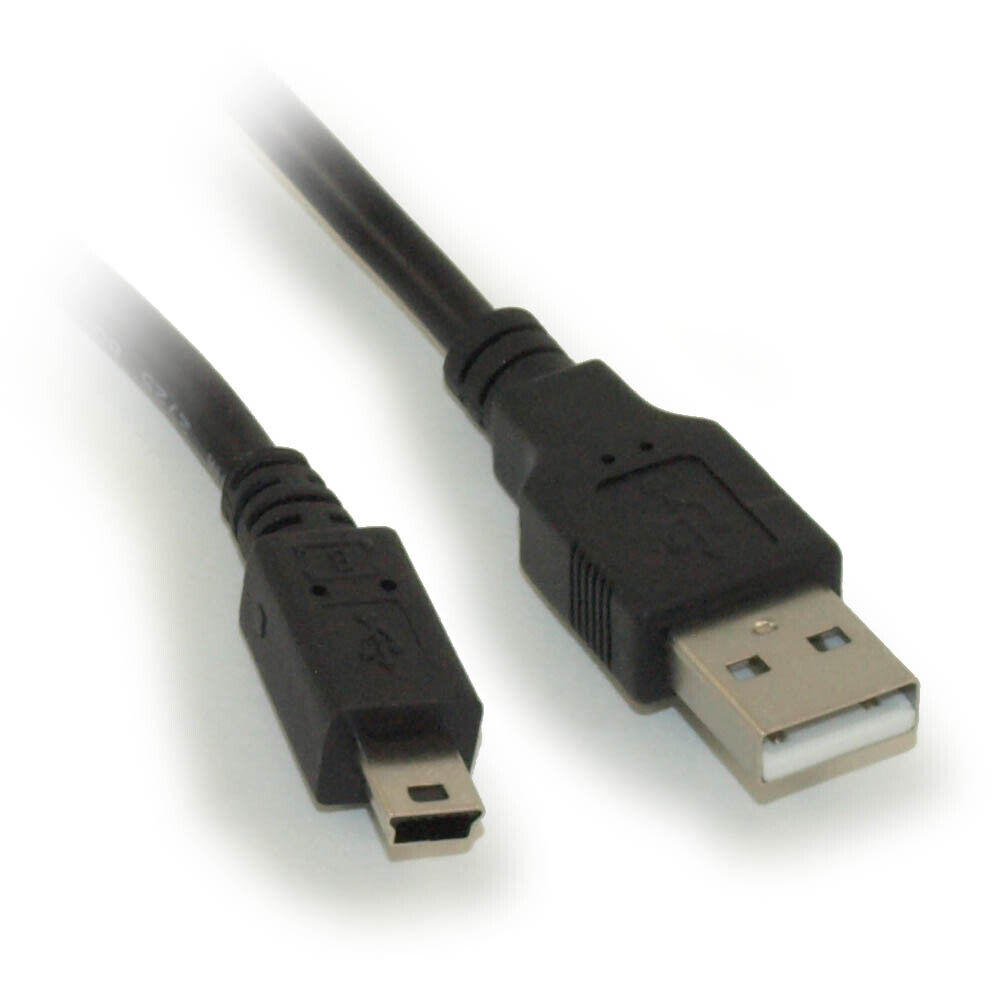 Great Choice Products 2Ft Usb 2.0 Certified 480Mbps Type A Male To Mini-B/5-Pin Male Cable