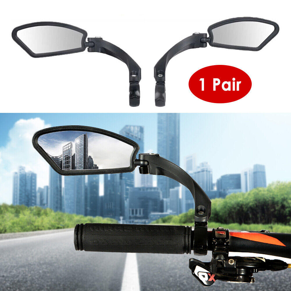 Great Choice Products 2X 360°Rotate Bike Bicycle Cycling Rear View Mirror Handlebar Safety Rearview