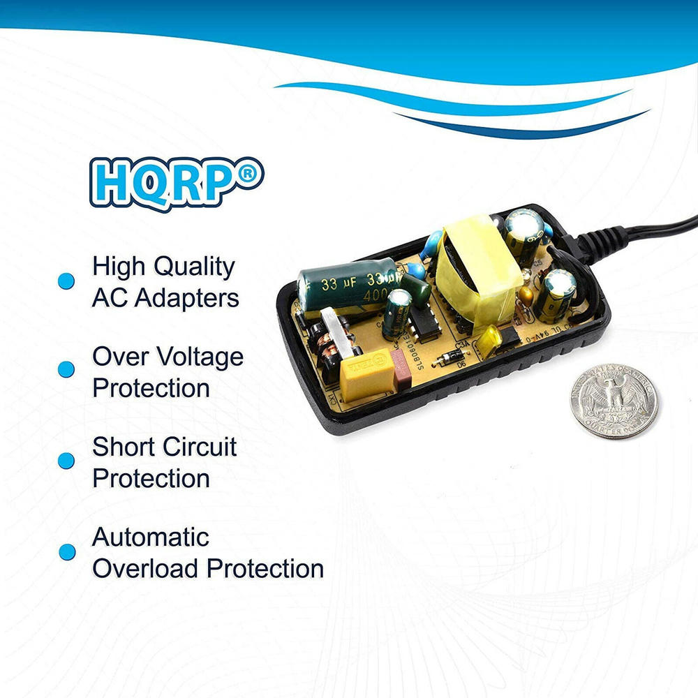 HQRP 9V AC Power Adapter for RCA DTA-800B1 Digital TV Converter BOX GTWACL09000100302